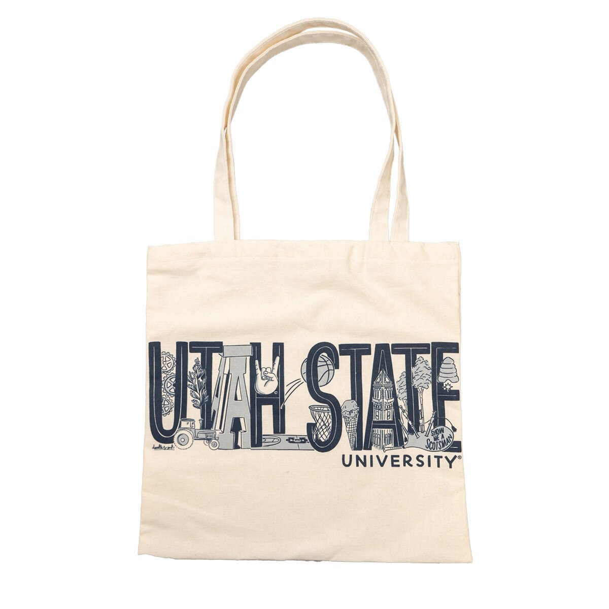 Utah State University Doodle Tote Bag